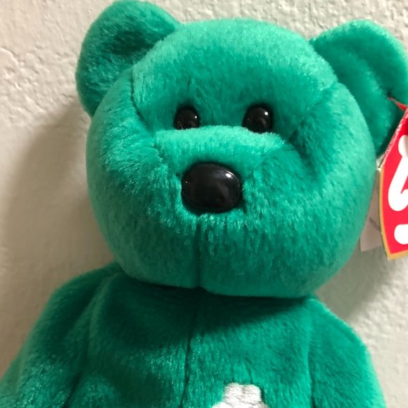 1997 TY ERIN  BEANIE BABY  RED STAMP QUALITY CONTROL 472 TUSHTAG MARCH 17,1997 - Picture 10 of 13